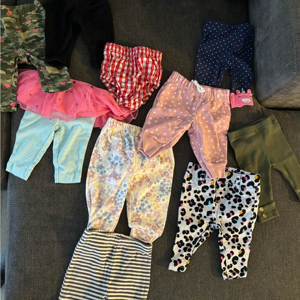 Assorted Baby Leggings and Pants Set